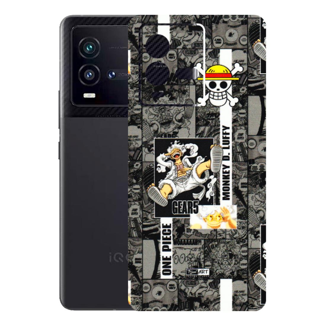 IQOO Phone Skins (All Models) - Cuffy Anime MonkeyCamic - 3D Embossed Finish (L-242) IQOO 9T