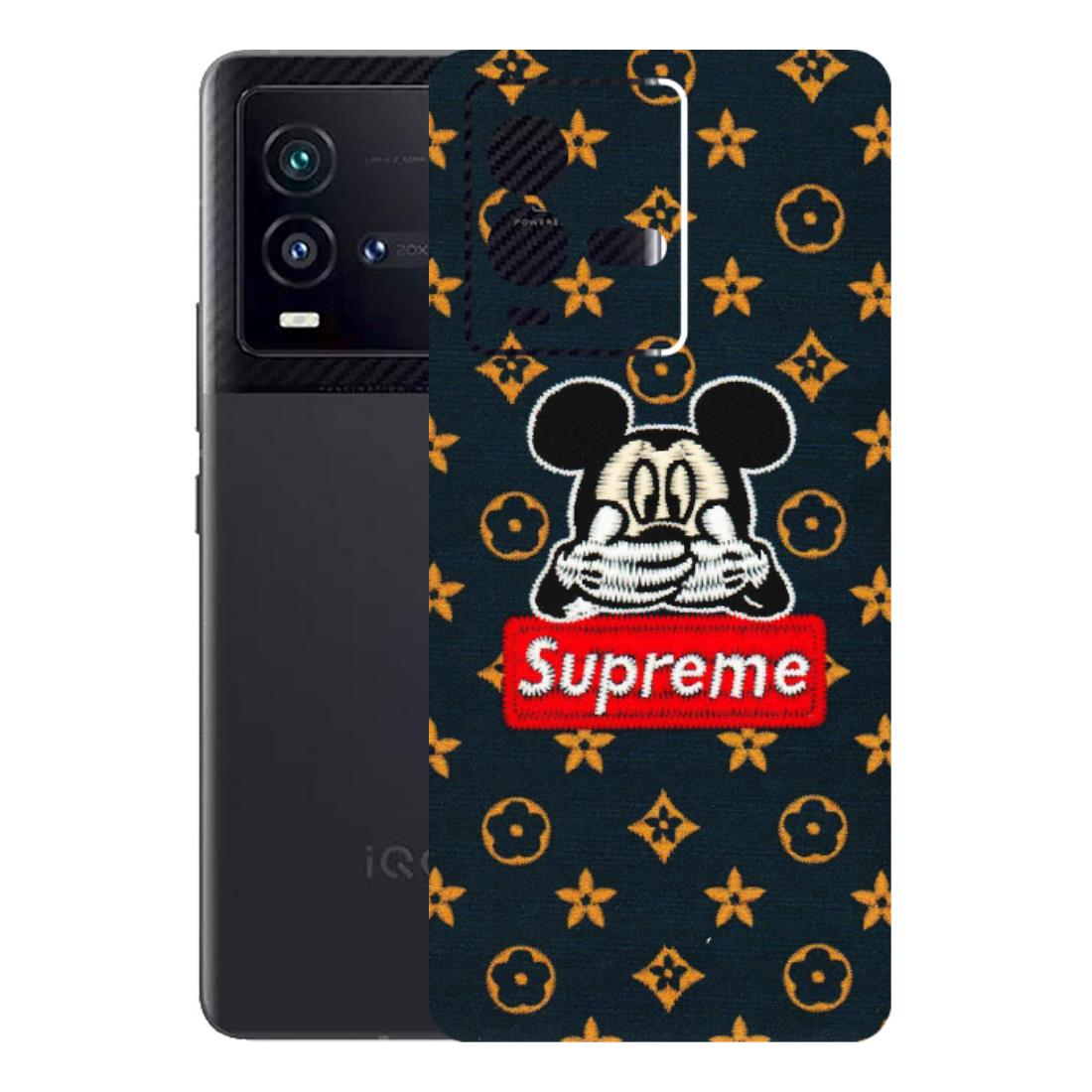 IQOO Phone Skins (All Models) - Mickey Supreme - Matte Finish (M-83) IQOO 9T