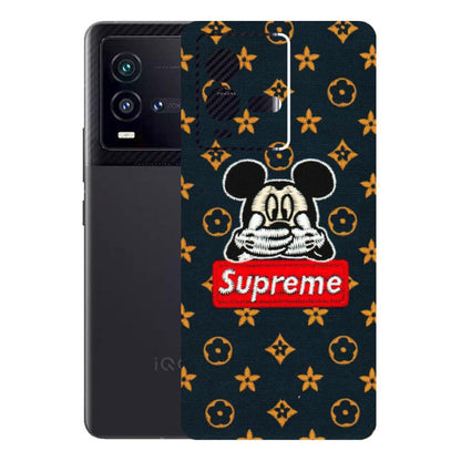 IQOO Phone Skins (All Models) - Mickey Supreme - Matte Finish (M-83) IQOO 9T