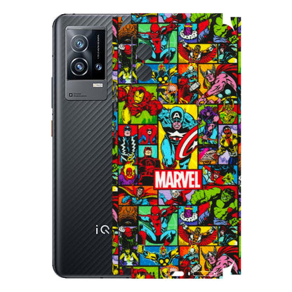 IQOO Phone Skins (All Models) - MARVELOUS Comic Characters - 3D Embossed Finish (L-129) IQOO 9 5G