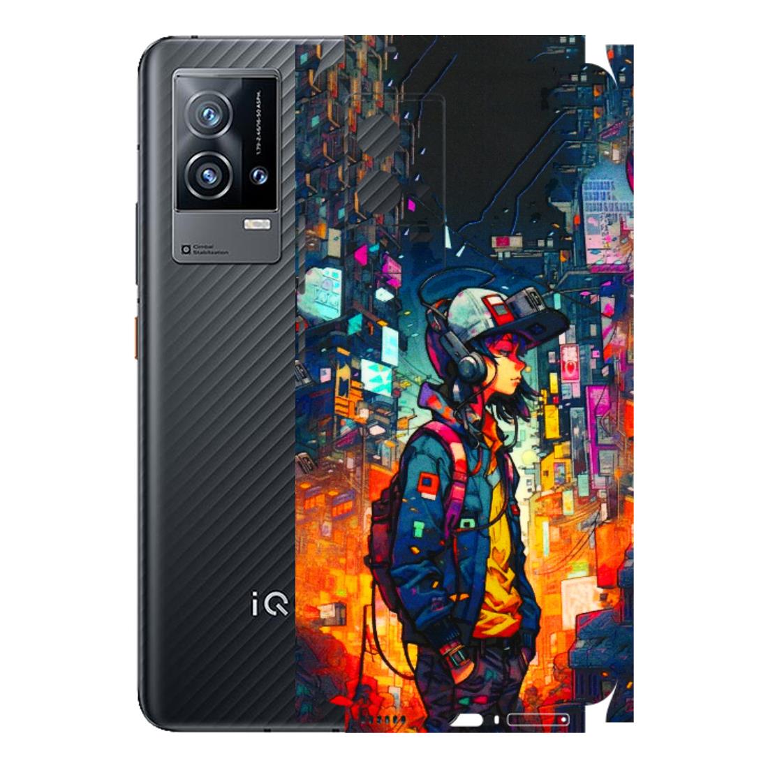 IQOO Phone Skins (All Models) - Street Anime Guy - 3D Embossed Finish (L-158) IQOO 9 5G