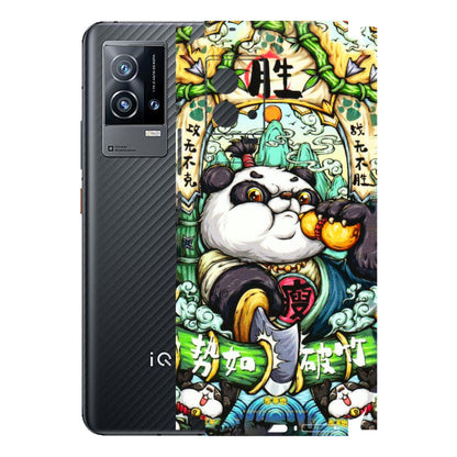 IQOO Phone Skins (All Models) - Royal Rich Panda - 3D Embossed Finish (L-170) IQOO 9 5G