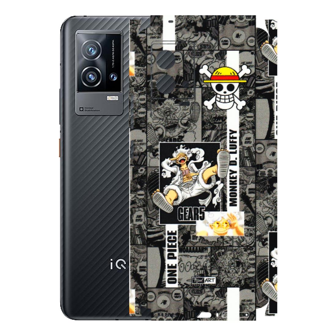 IQOO Phone Skins (All Models) - Cuffy Anime MonkeyCamic - 3D Embossed Finish (L-242) IQOO 9 5G