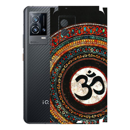 IQOO Phone Skins (All Models) - Aum Chant Abstract - 3D Embossed Finish (L-42) IQOO 9 5G