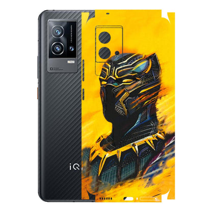 IQOO Phone Skins (All Models) - Yellow Panther - 3D Embossed Finish (L-54) IQOO 9 5G