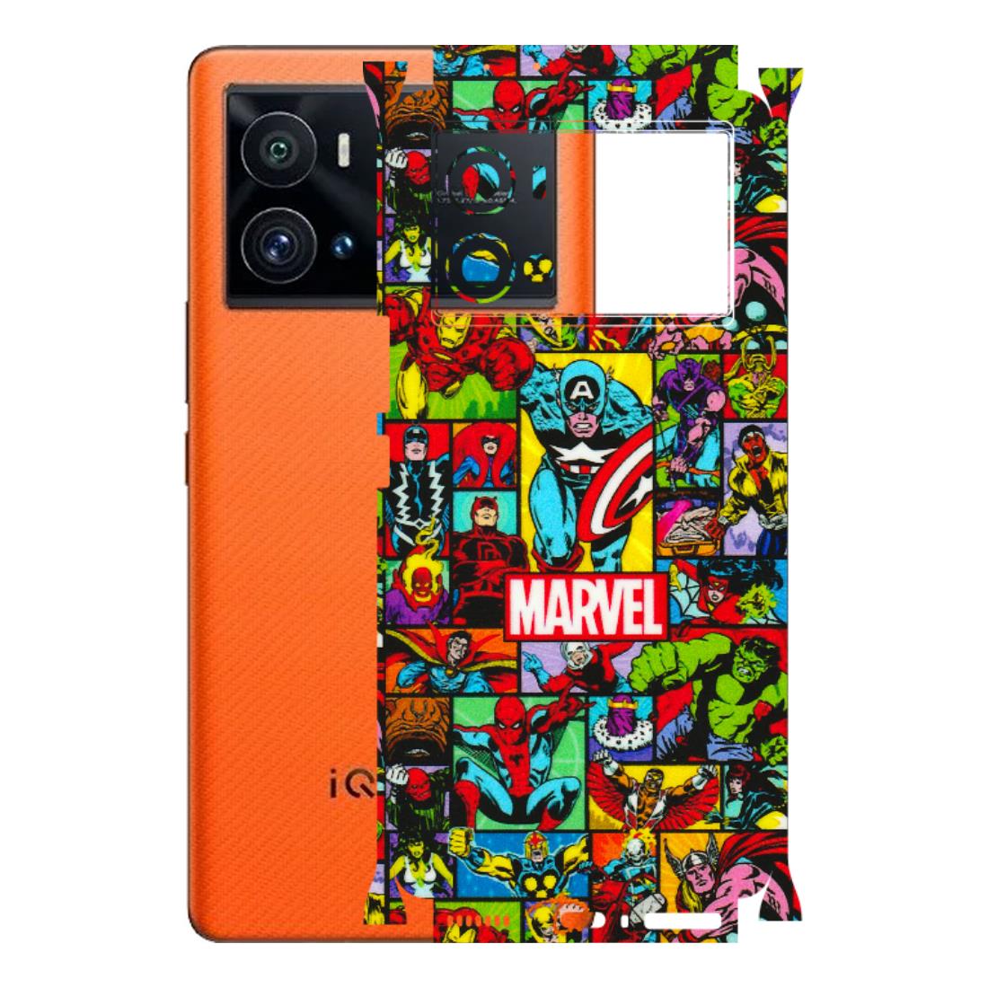 IQOO Phone Skins (All Models) - MARVELOUS Comic Characters - 3D Embossed Finish (L-129) IQOO 9 Pro 5G