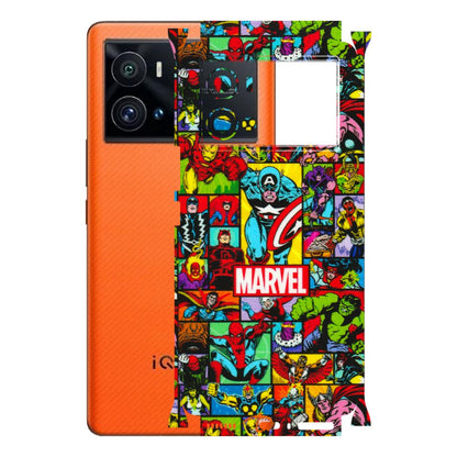 IQOO Phone Skins (All Models) - MARVELOUS Comic Characters - 3D Embossed Finish (L-129) IQOO 9 Pro 5G