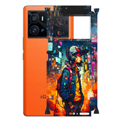IQOO Phone Skins (All Models) - Street Anime Guy - 3D Embossed Finish (L-158) IQOO 9 Pro 5G