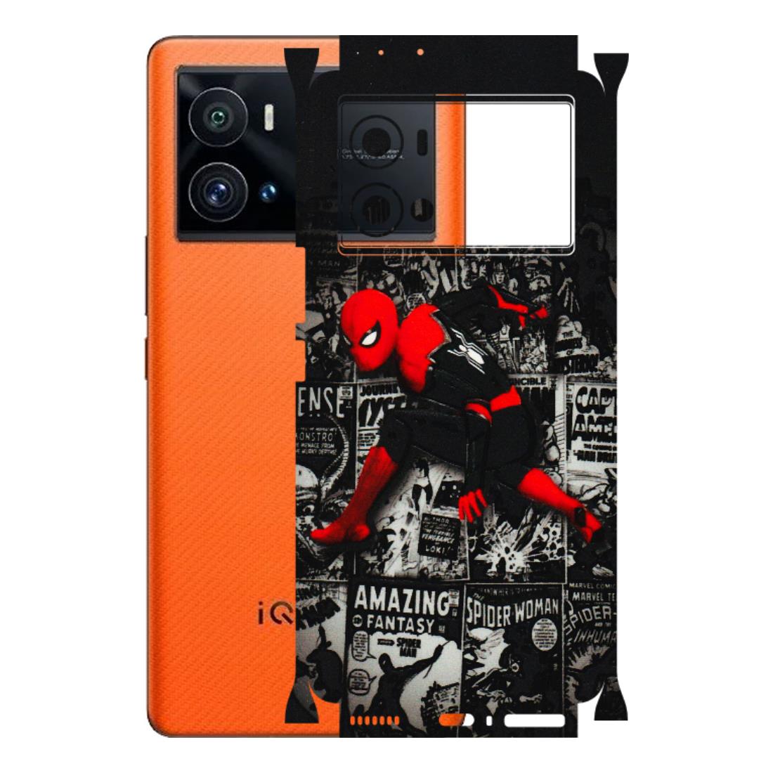 IQOO Phone Skins (All Models) - SpiderMan New - 3D Embossed Finish (L-162) IQOO 9 Pro 5G