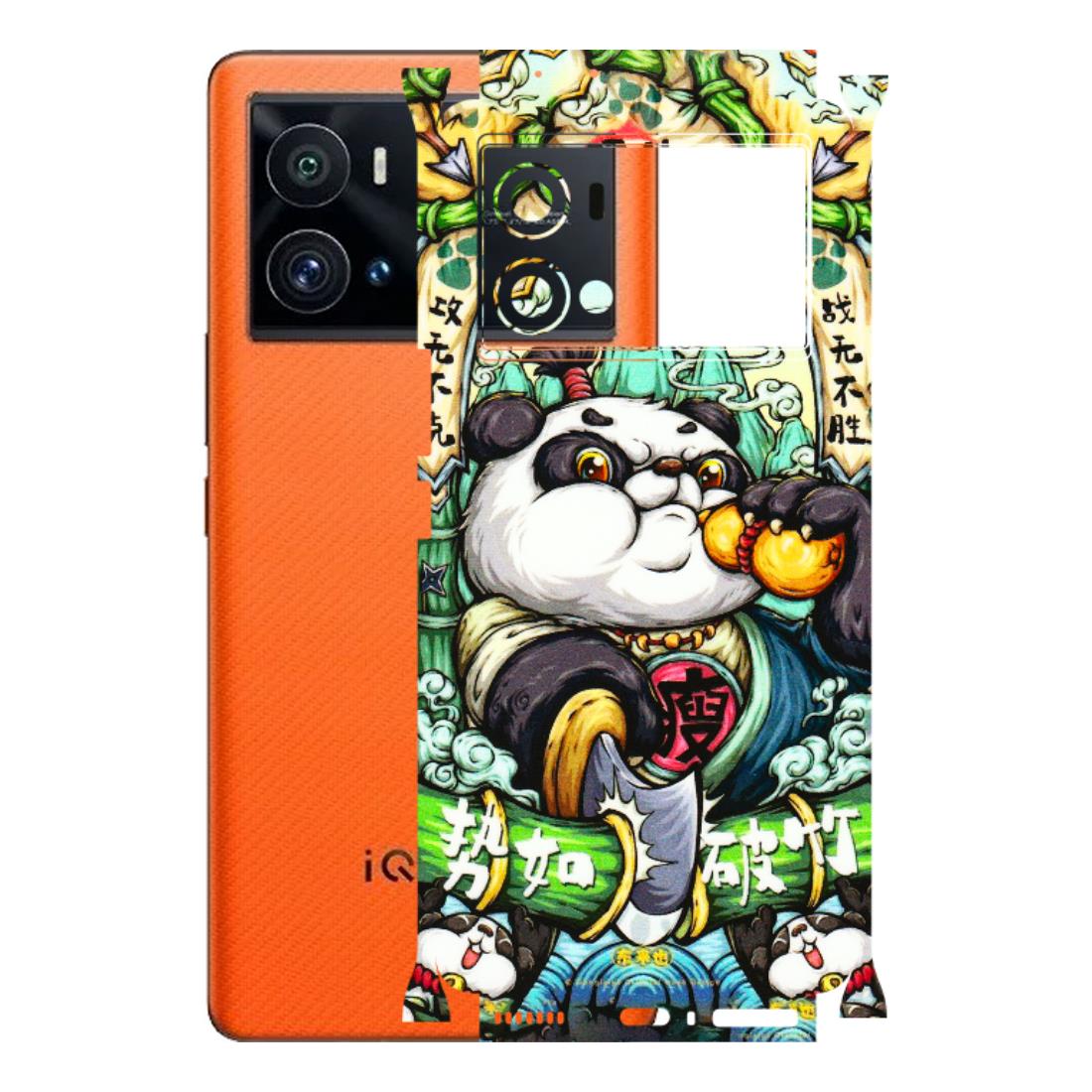 IQOO Phone Skins (All Models) - Royal Rich Panda - 3D Embossed Finish (L-170) IQOO 9 Pro 5G