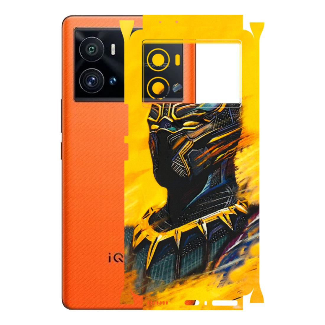 IQOO Phone Skins (All Models) - Yellow Panther - 3D Embossed Finish (L-54) IQOO 9 Pro 5G