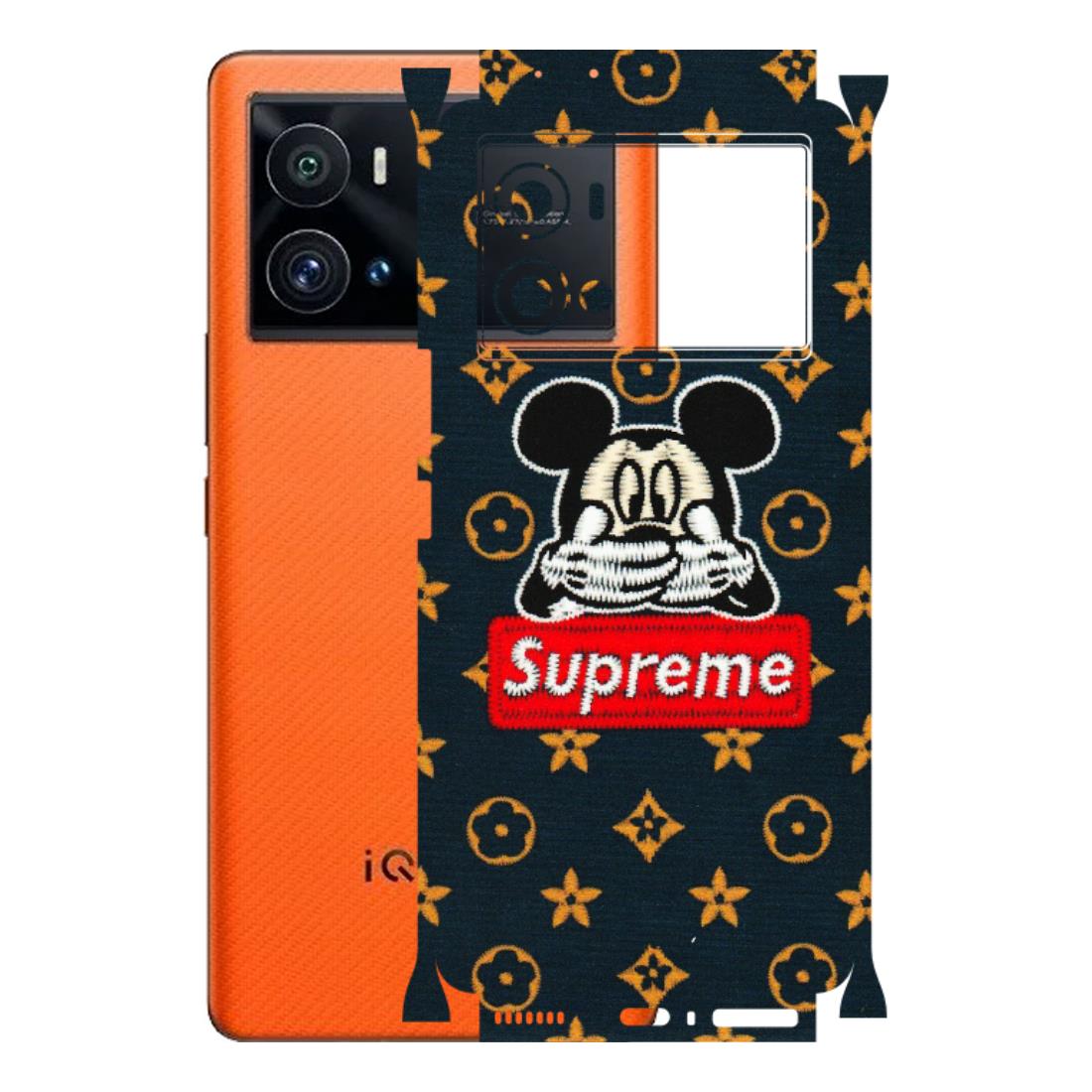 IQOO Phone Skins (All Models) - Mickey Supreme - Matte Finish (M-83) IQOO 9 Pro 5G