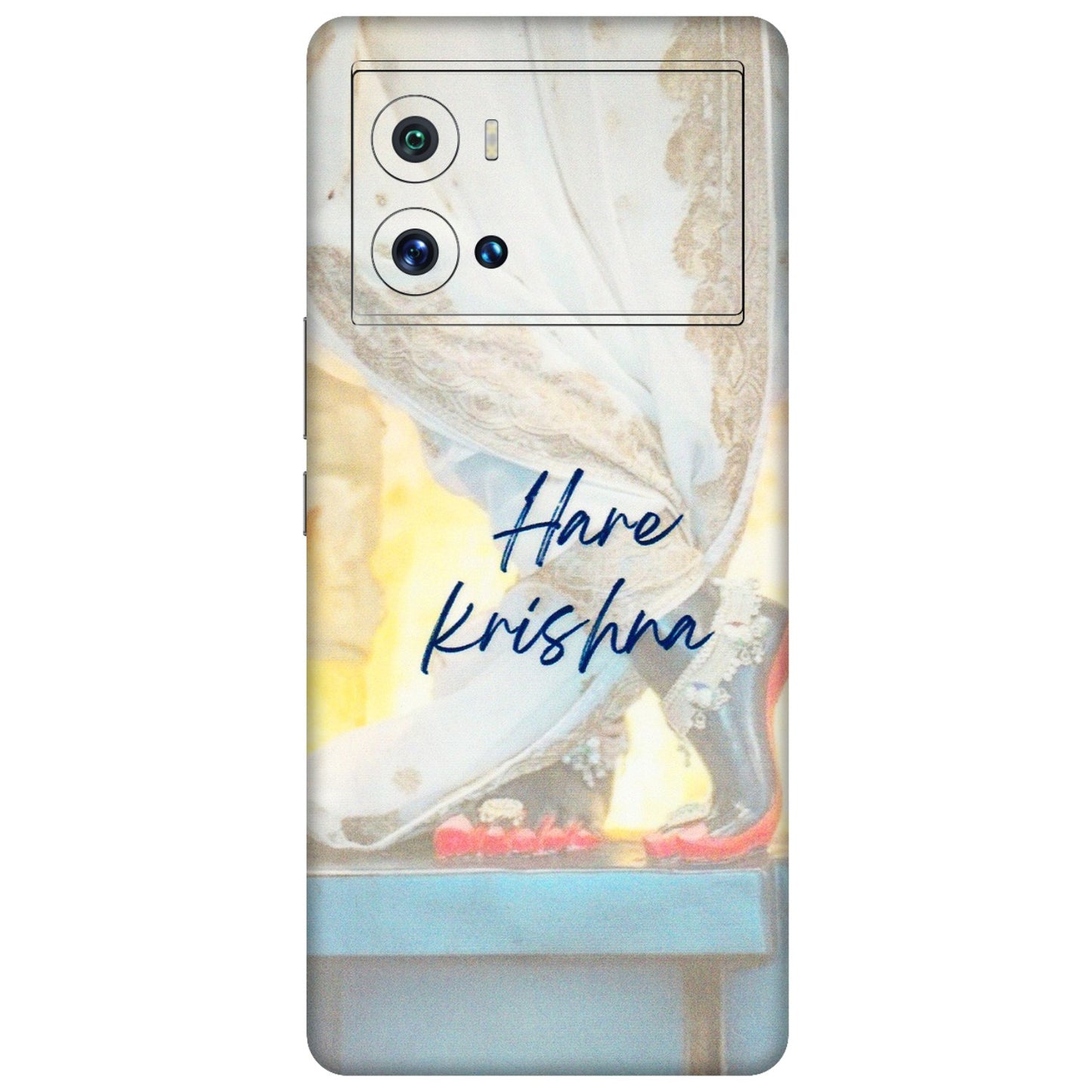 IQOO Phone Skins (All Models) - Hare Krishna - 3D Embossed Finish (L-03) IQOO 9 Pro 5G