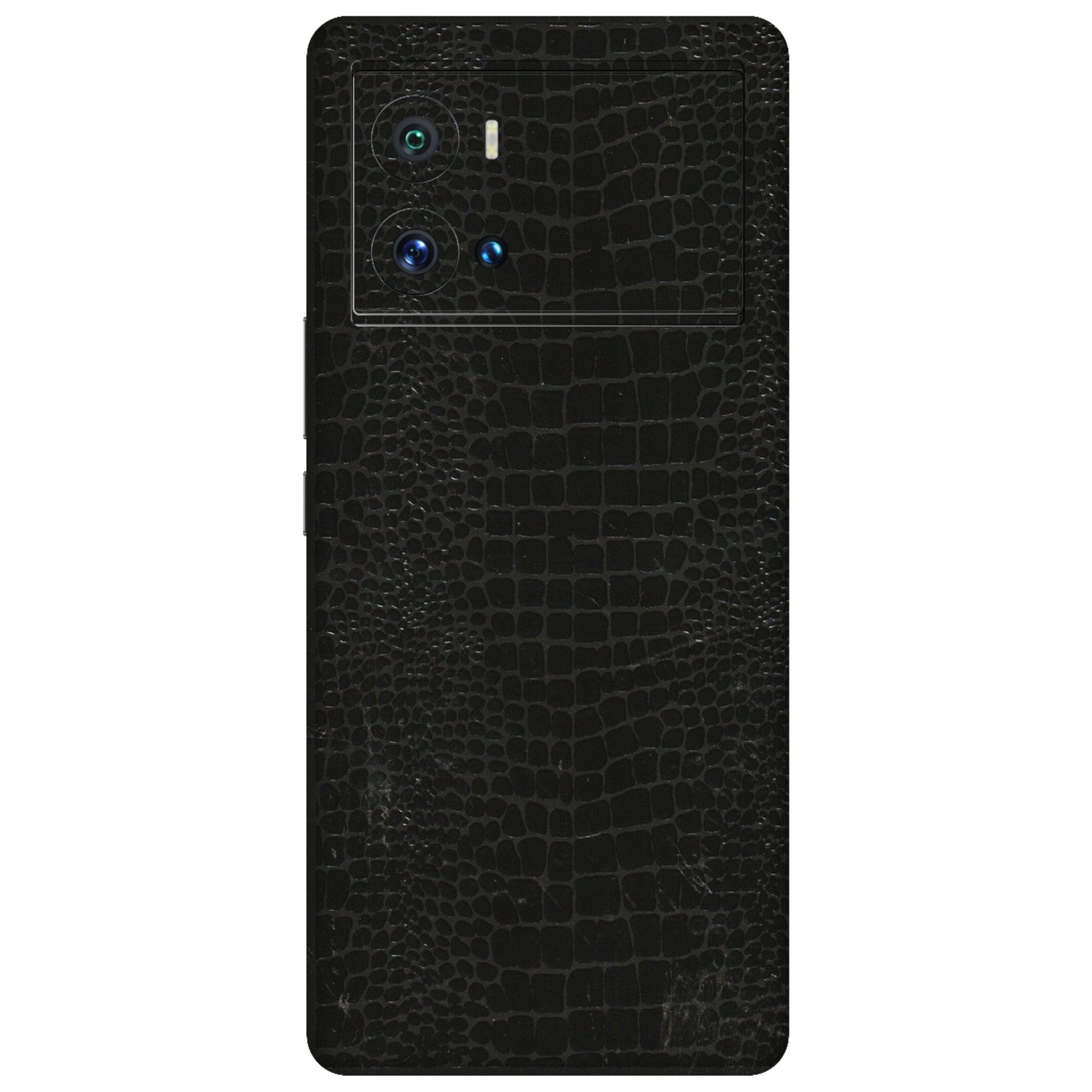 IQOO Phone Skins (All Models) - Snake Leather Black - 3D Embossed Finish (L-107) IQOO 9 Pro 5G