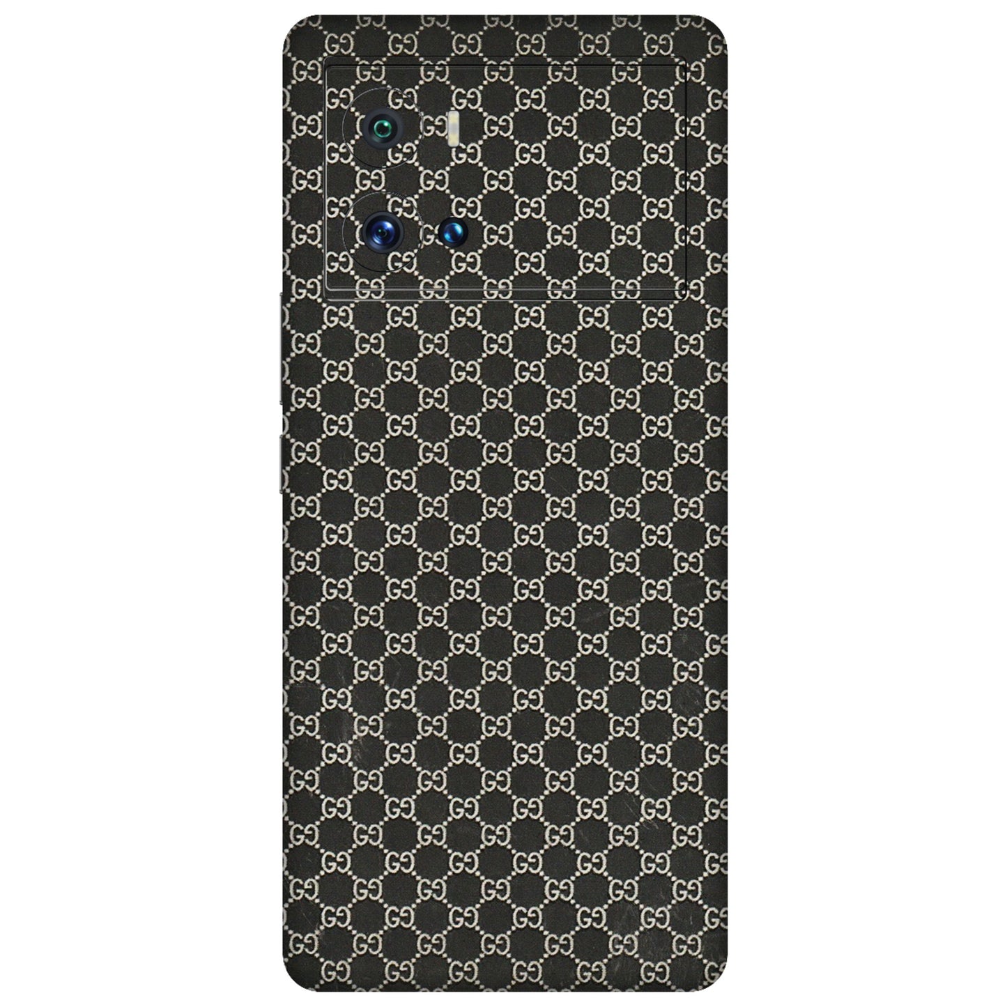 IQOO Phone Skins (All Models) - Black G Print - 3D Embossed Finish (L-109) IQOO 9 Pro 5G