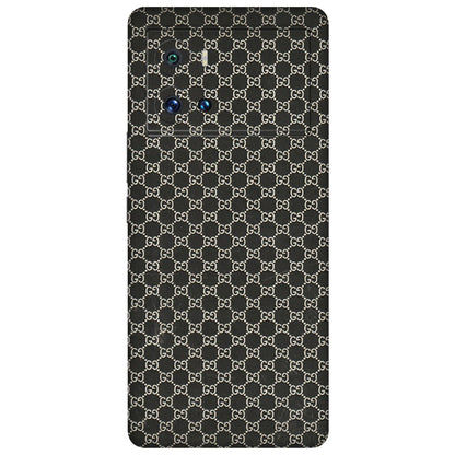 IQOO Phone Skins (All Models) - Black G Print - 3D Embossed Finish (L-109) IQOO 9 Pro 5G