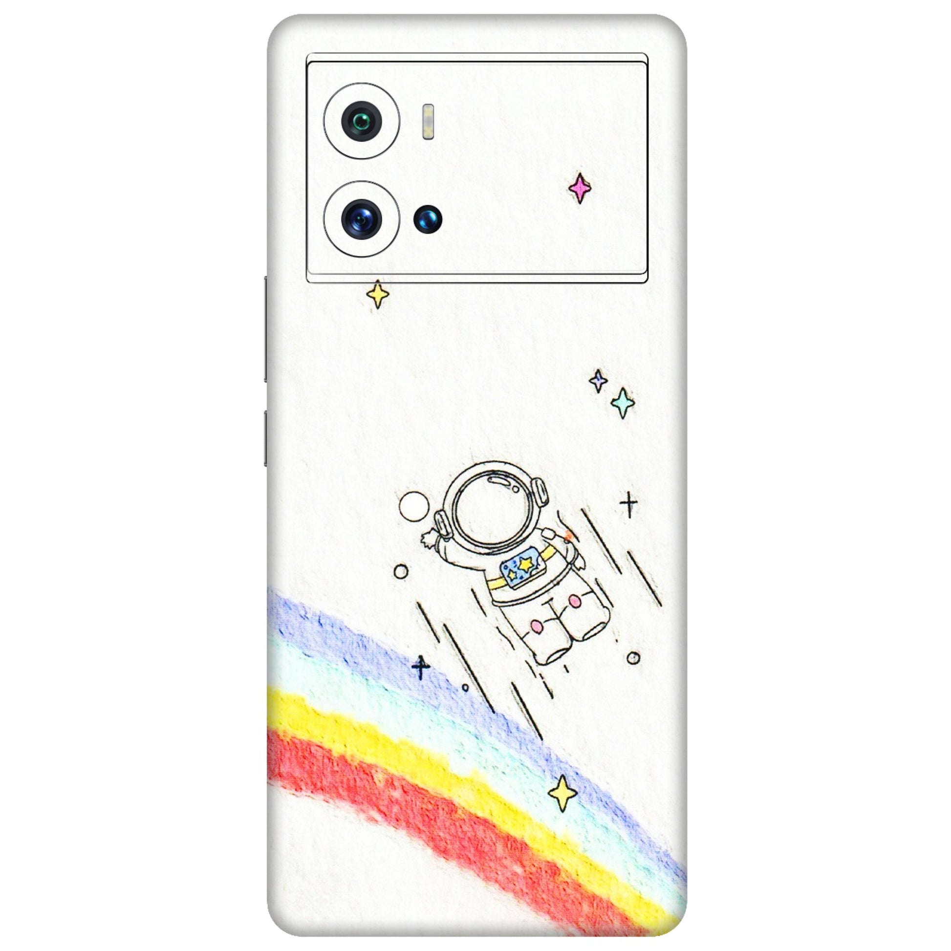 IQOO Phone Skins (All Models) - Milkyway Astronaut - 3D Embossed Finish (L-110) IQOO 9 Pro 5G