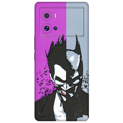 IQOO Phone Skins (All Models) - Batman & Joker - 3D Embossed Finish (L-143) IQOO 9 Pro 5G