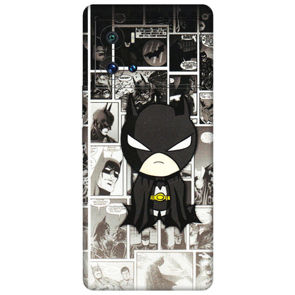 IQOO Phone Skins (All Models) - Toon Batman - 3D Embossed Finish (L-182) IQOO 9 Pro 5G
