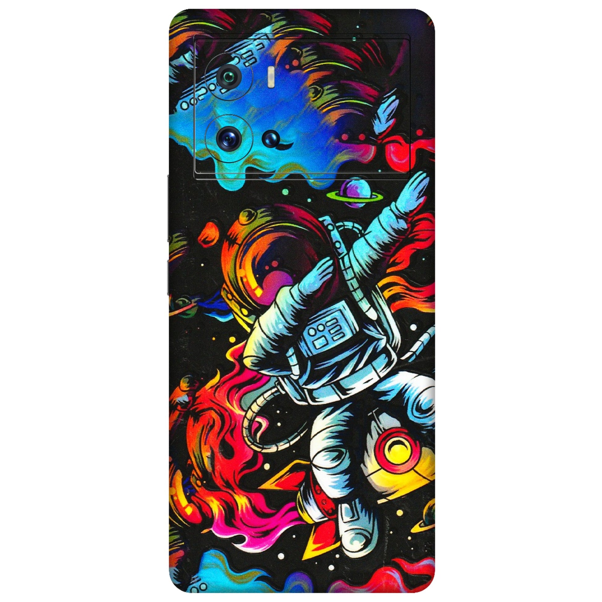 IQOO Phone Skins (All Models) - Astronaut Dope - 3D Embossed Finish (L-191) IQOO 9 Pro 5G
