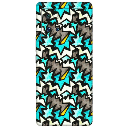 IQOO Phone Skins (All Models) - Funky Zig Zag - 3D Embossed Finish (L-223) IQOO 9 Pro 5G