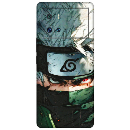 IQOO Phone Skins (All Models) - Kakashi Red Eye Focus - 3D Embossed Finish (L-227) IQOO 9 Pro 5G