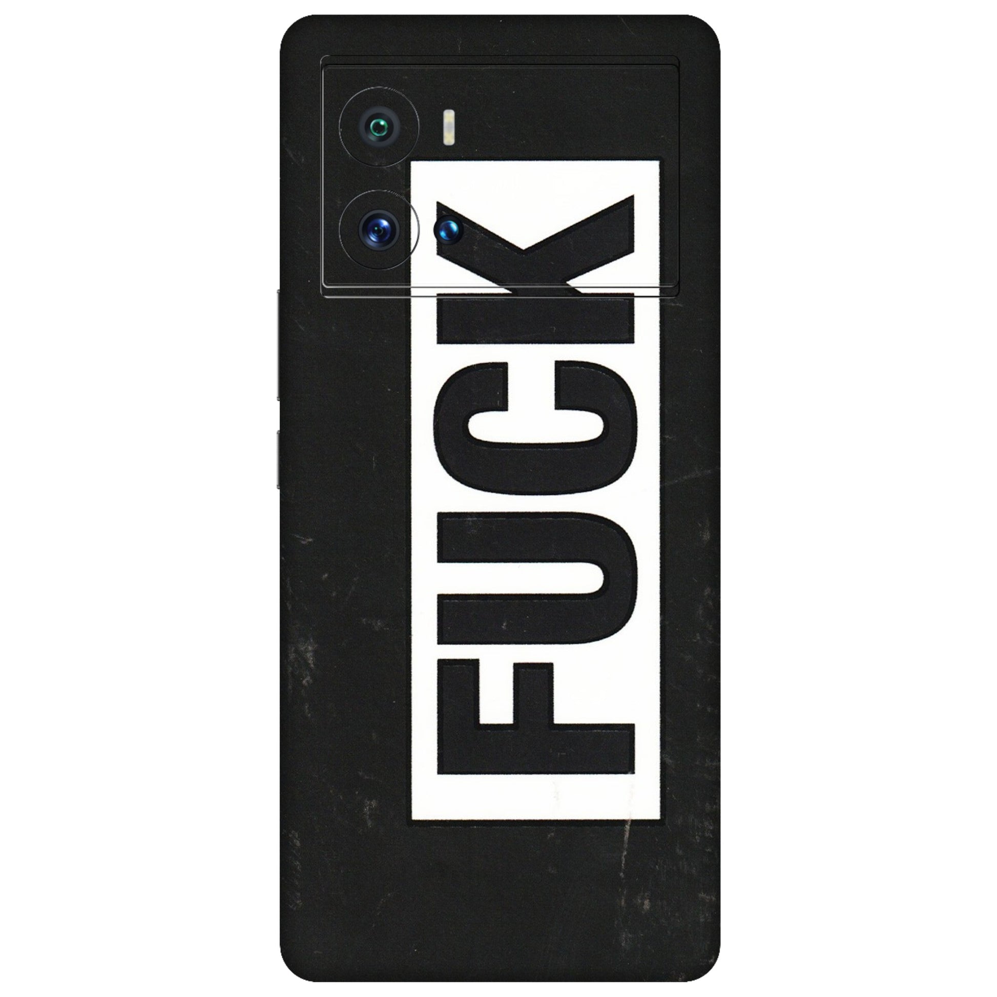 IQOO Phone Skins (All Models) - The F Word - 3D Embossed Finish (L-255) IQOO 9 Pro 5G