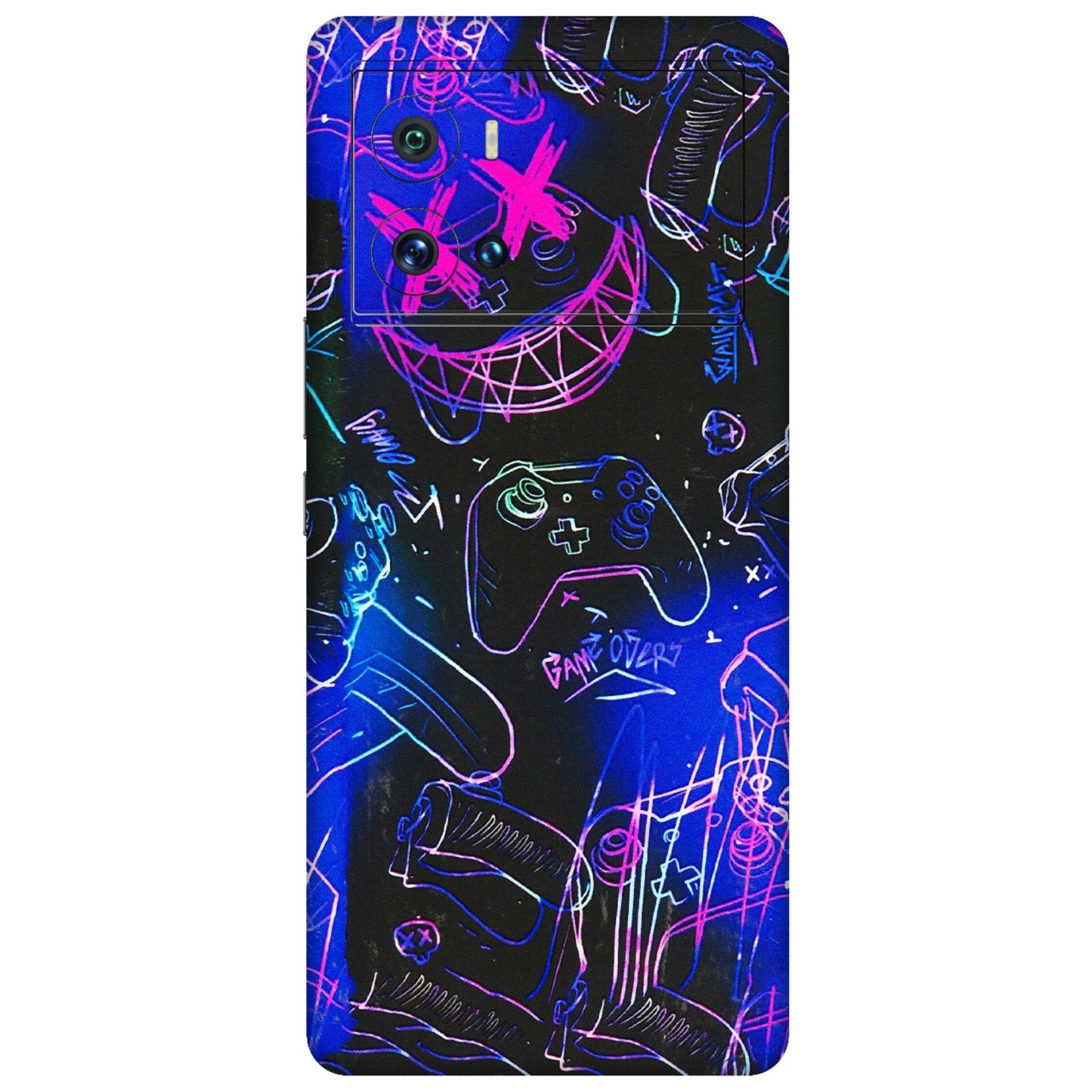 IQOO Phone Skins (All Models) - Gamers Paradise - 3D Embossed Finish (L-258) IQOO 9 Pro 5G