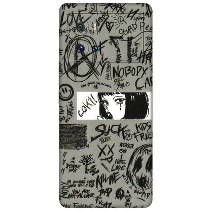 IQOO Phone Skins (All Models) - Never Have Love Anime - 3D Embossed Finish (L-260) IQOO 9 Pro 5G
