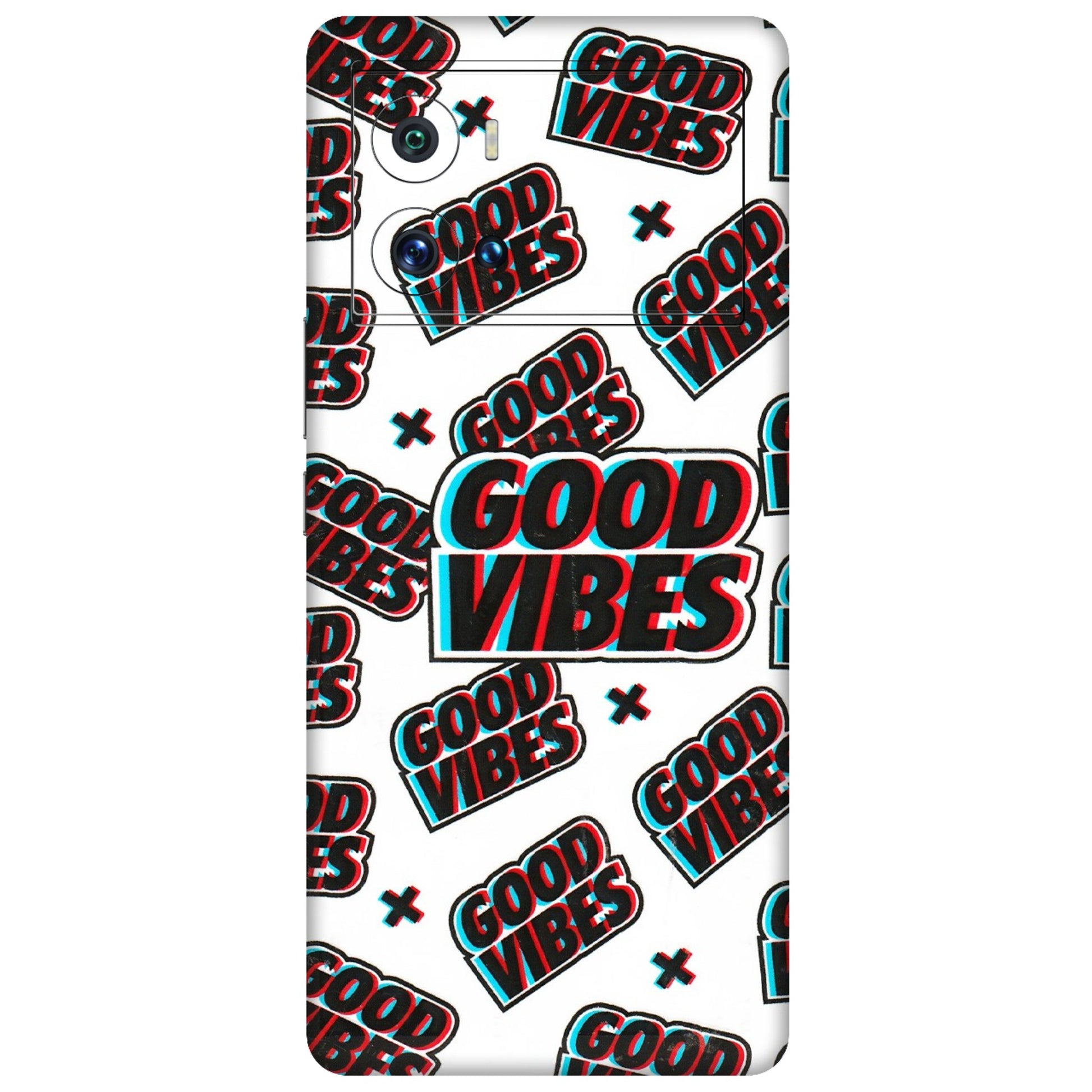 IQOO Phone Skins (All Models) - Good Vibes - 3D Embossed Finish (L-282) IQOO 9 Pro 5G