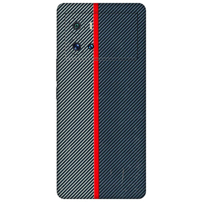 IQOO Phone Skins (All Models) - Blue Sober Lines - 3D Embossed Finish (L-305) IQOO 9 Pro 5G