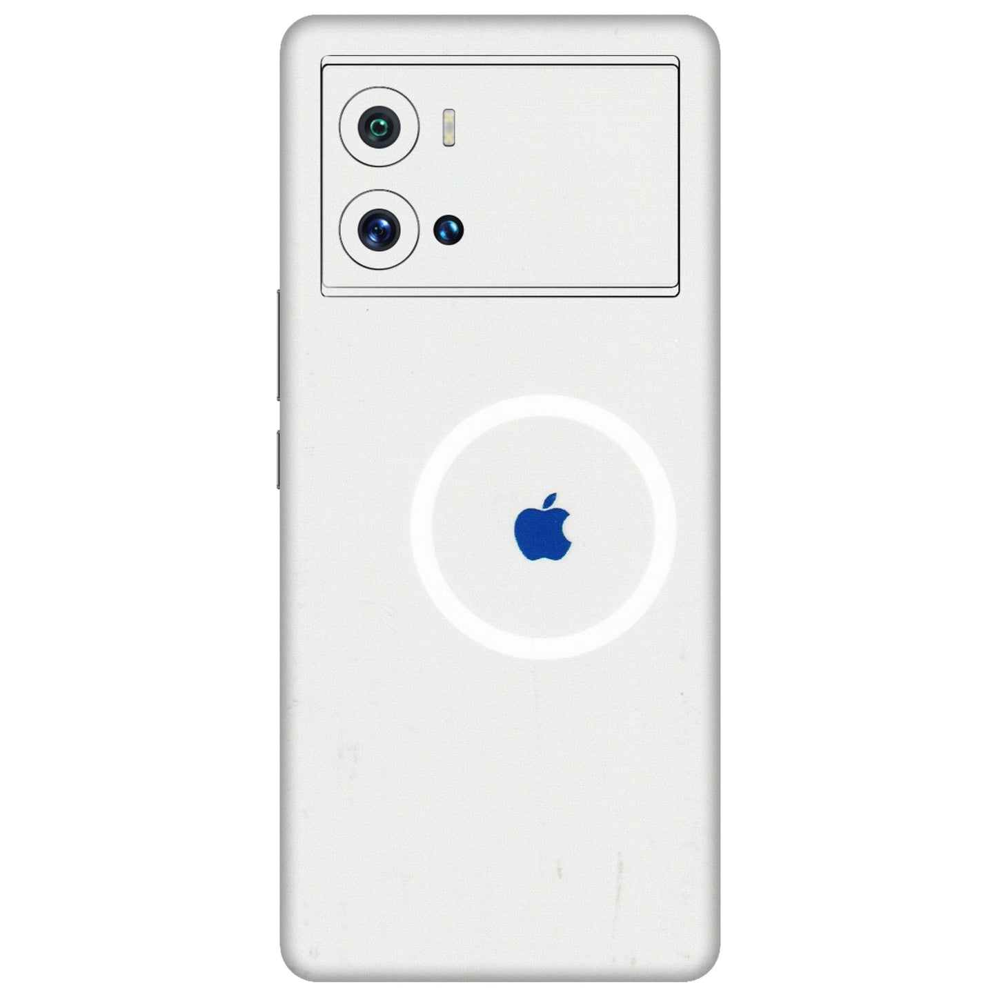 IQOO Phone Skins (All Models) - iPhone Magsafe Logo - 3D Embossed Finish (L-320) IQOO 9 Pro 5G