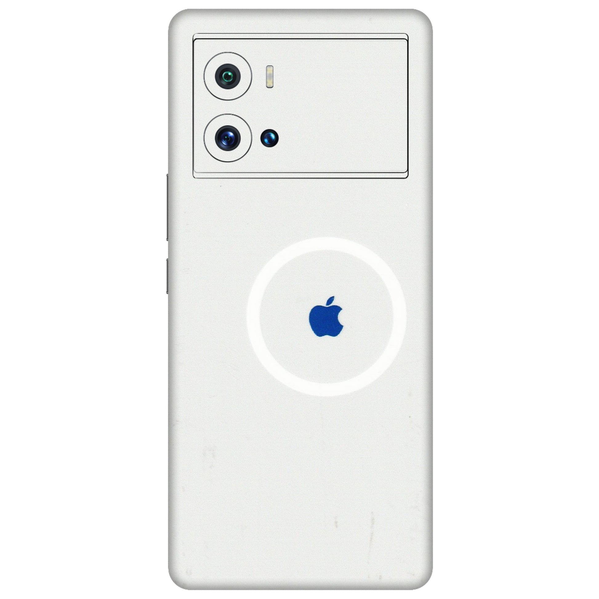 IQOO Phone Skins (All Models) - iPhone Magsafe Logo - 3D Embossed Finish (L-320) IQOO 9 Pro 5G