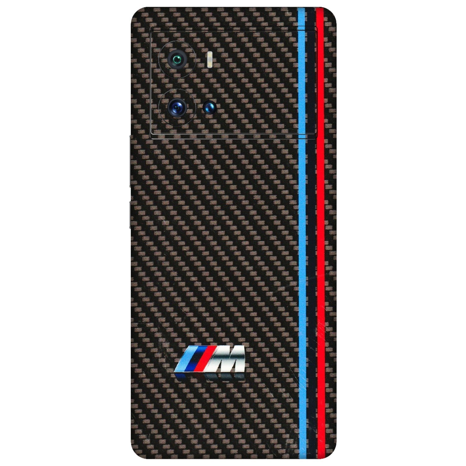 IQOO Phone Skins (All Models) - BM Carbon Fiber Feels - 3D Embossed Finish (L-38) IQOO 9 Pro 5G