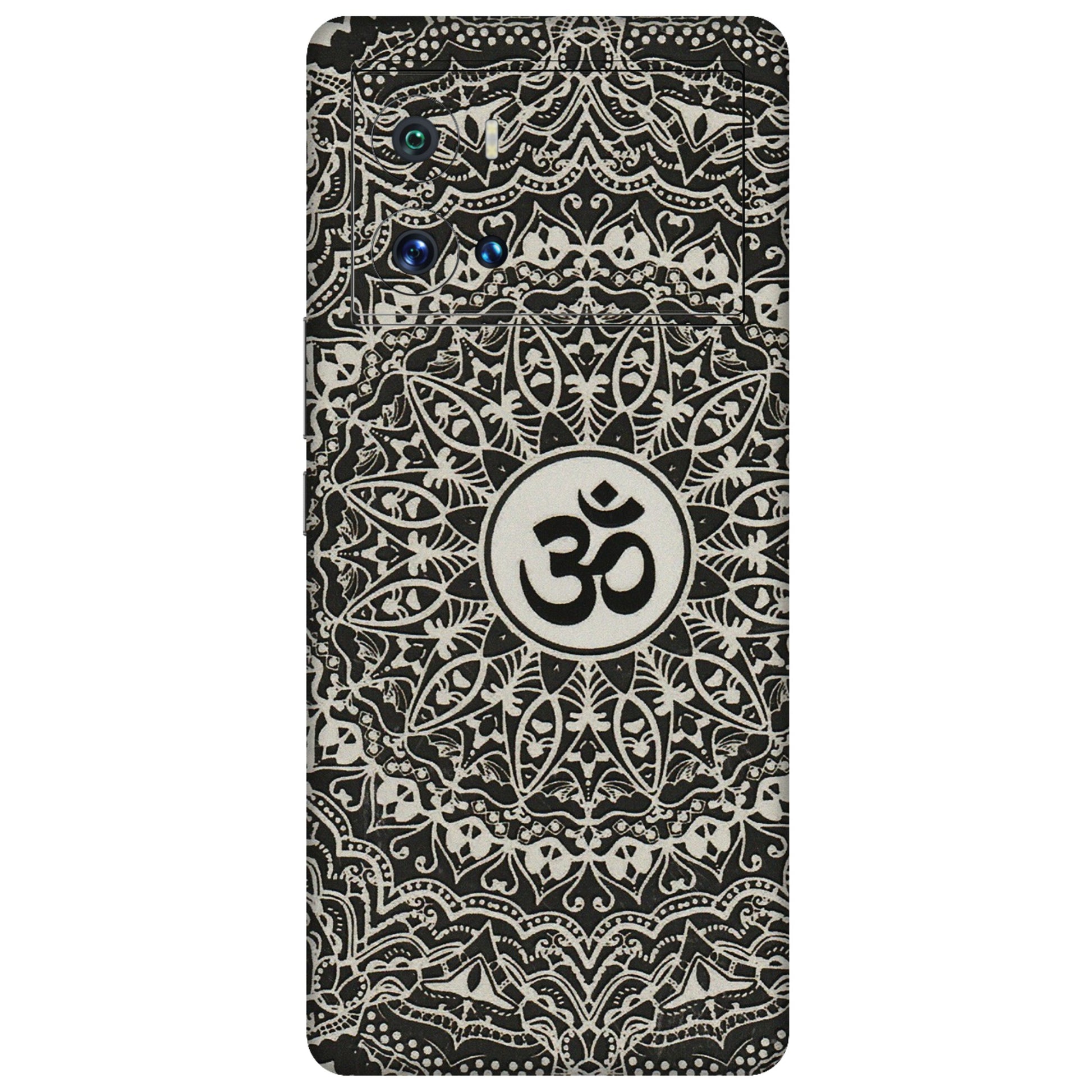 IQOO Phone Skins (All Models) - Aum Elegant Mandala - 3D Embossed Finish (L-62) IQOO 9 Pro 5G