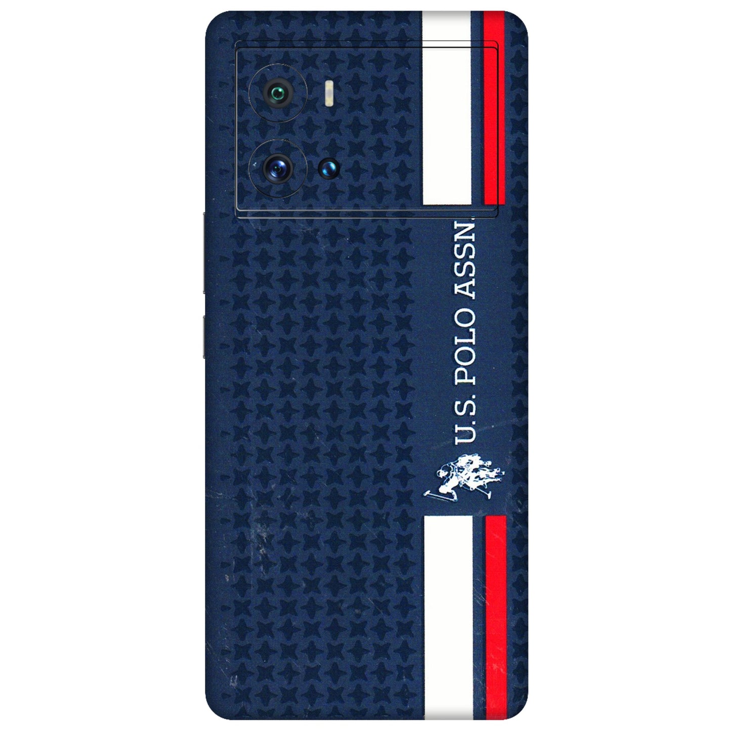 IQOO Phone Skins (All Models) - US POLO Designer Brand - 3D Embossed Finish (L-65) IQOO 9 Pro 5G