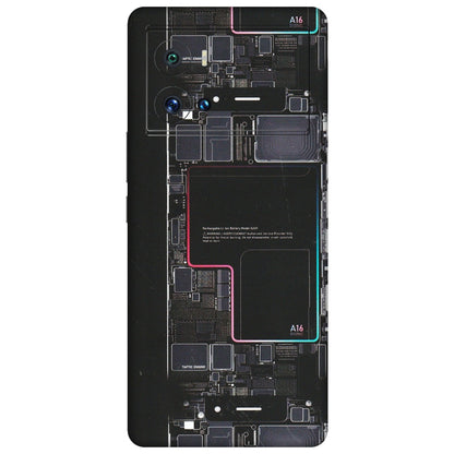 IQOO Phone Skins (All Models) - Motherboard Circuit Layout - Matte Finish (M-117) IQOO 9 Pro 5G