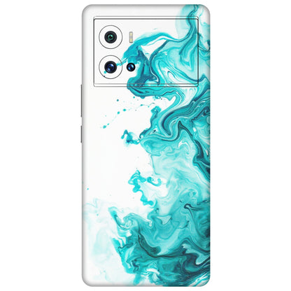 IQOO Phone Skins (All Models) - Sky Blue Abstract Colour - Matte Finish (M-146) IQOO 9 Pro 5G