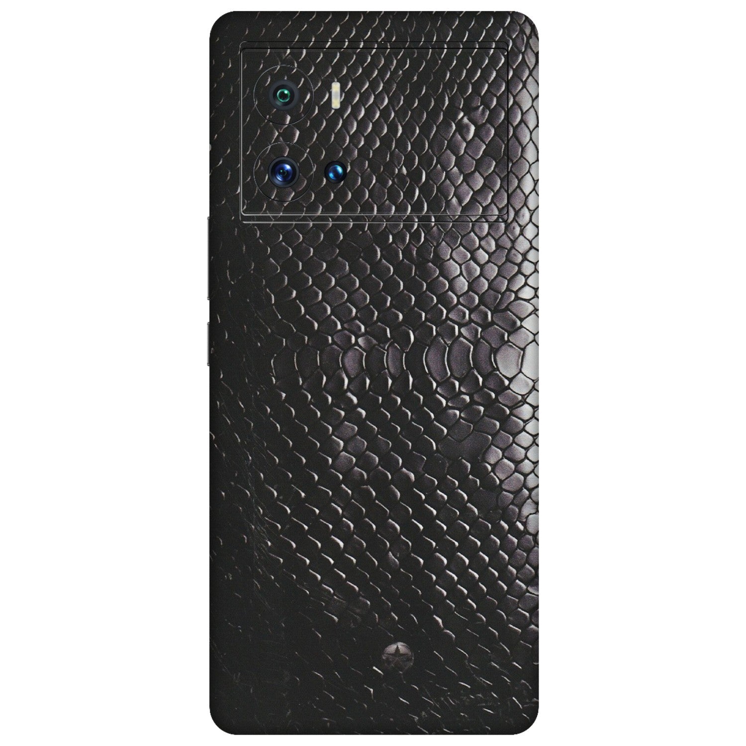 IQOO Phone Skins (All Models) - Black Snack Leather - Matte Finish (M-147) IQOO 9 Pro 5G
