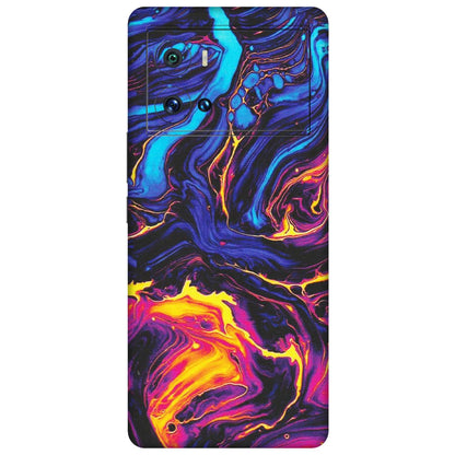IQOO Phone Skins (All Models) - Abstract Paint Classy - Matte Finish (M-15) IQOO 9 Pro 5G