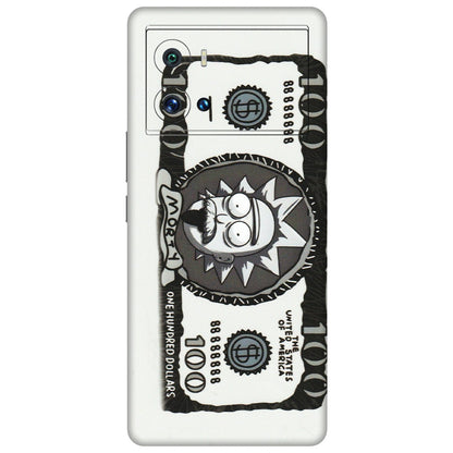 IQOO Phone Skins (All Models) - Rick And Morty Hundred Dollar Anime - Matte Finish (M-161) IQOO 9 Pro 5G