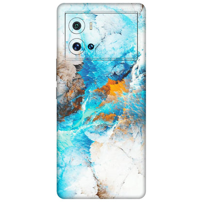 IQOO Phone Skins (All Models) - Blue Waves Abstract - Matte Finish (M-19) IQOO 9 Pro 5G