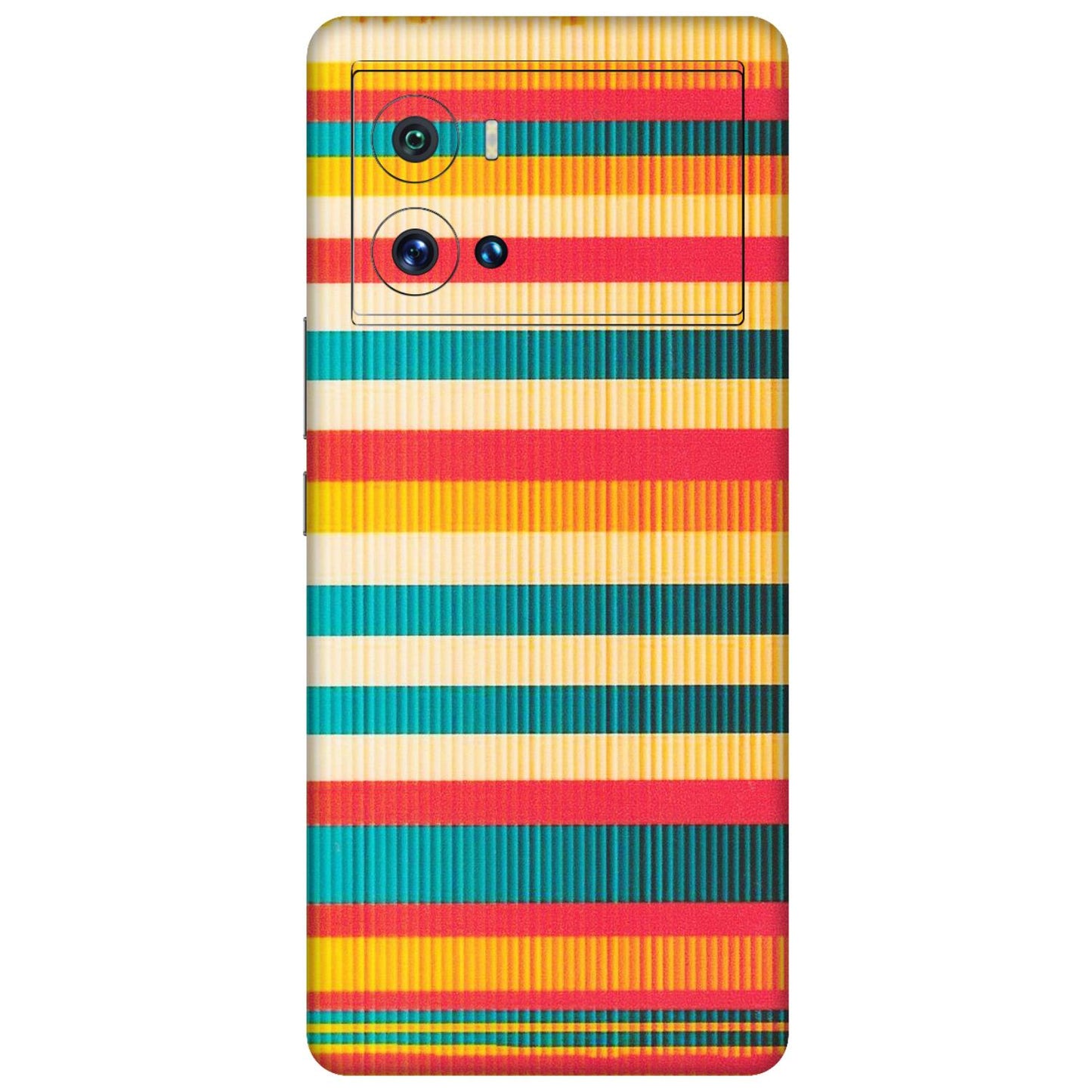 IQOO Phone Skins (All Models) - Colourful Stripes Soothing Effect - Matte Finish (M-86) IQOO 9 Pro 5G