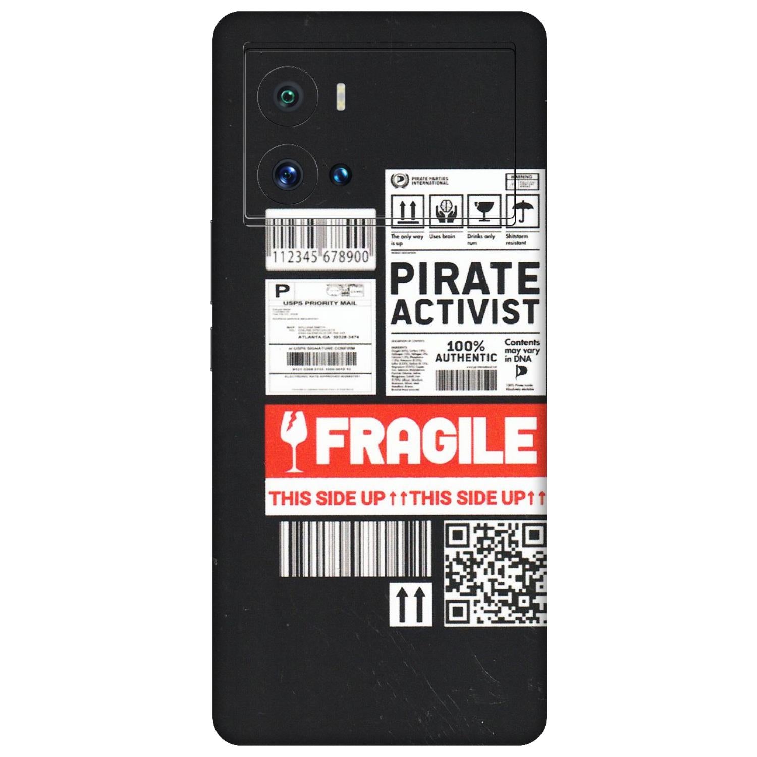 IQOO Phone Skins (All Models) - Handle With Care - Matte Finish (M-99) IQOO 9 Pro 5G