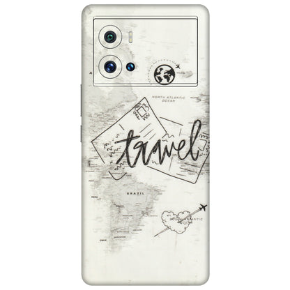 IQOO Phone Skins (All Models) - Travel Ticket - Transparent Finish (T-06) IQOO 9 Pro 5G