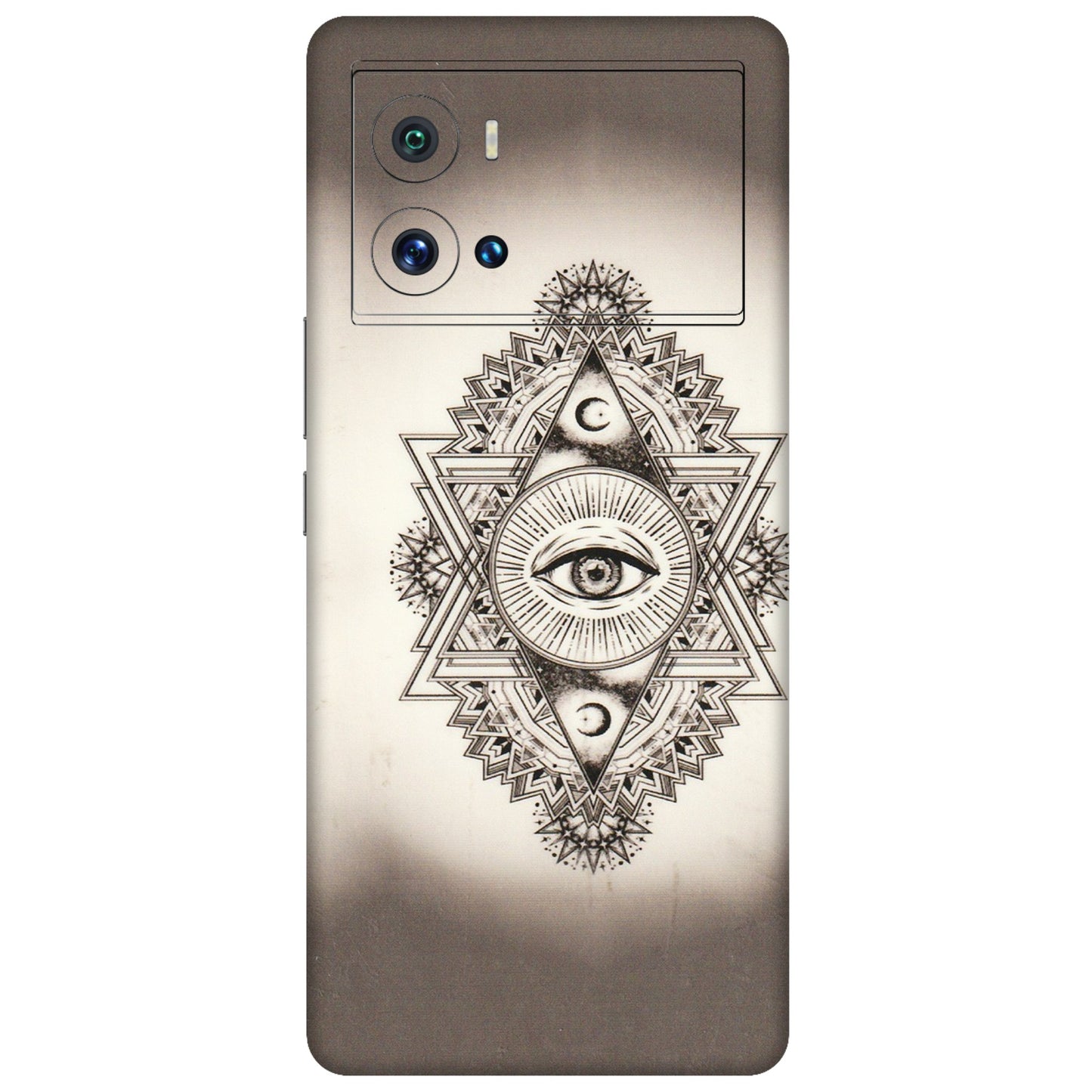 IQOO Phone Skins (All Models) - Illuminati Great Eye - Transparent Finish (T-14) IQOO 9 Pro 5G