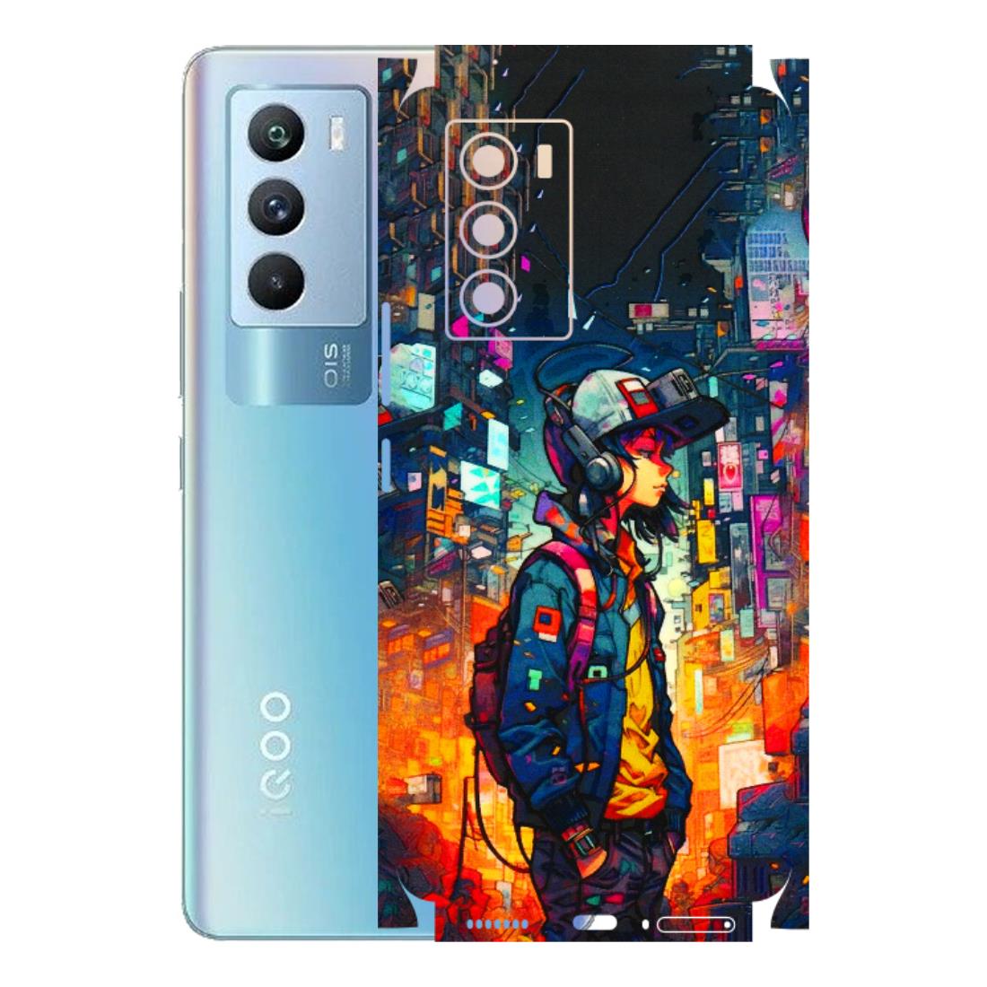 IQOO Phone Skins (All Models) - Street Anime Guy - 3D Embossed Finish (L-158) IQOO 9 SE 5G