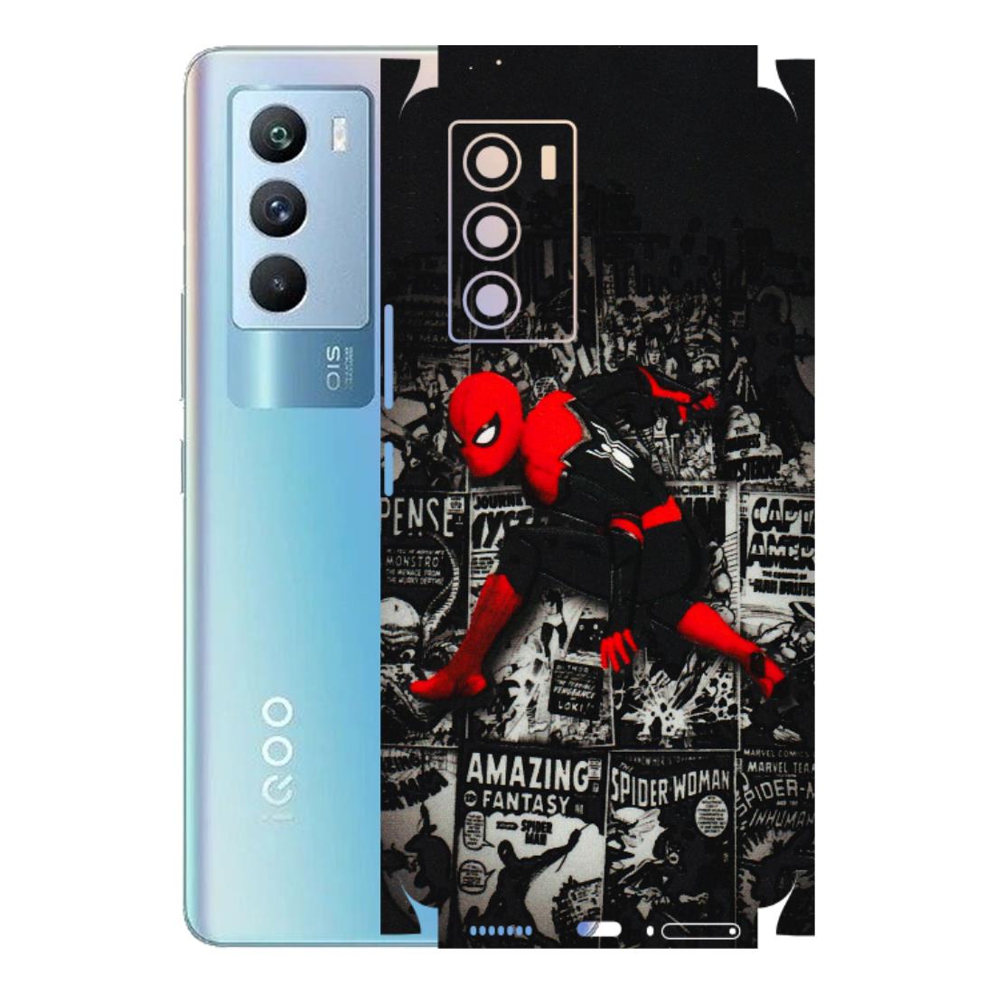 IQOO Phone Skins (All Models) - SpiderMan New - 3D Embossed Finish (L-162) IQOO 9 SE 5G
