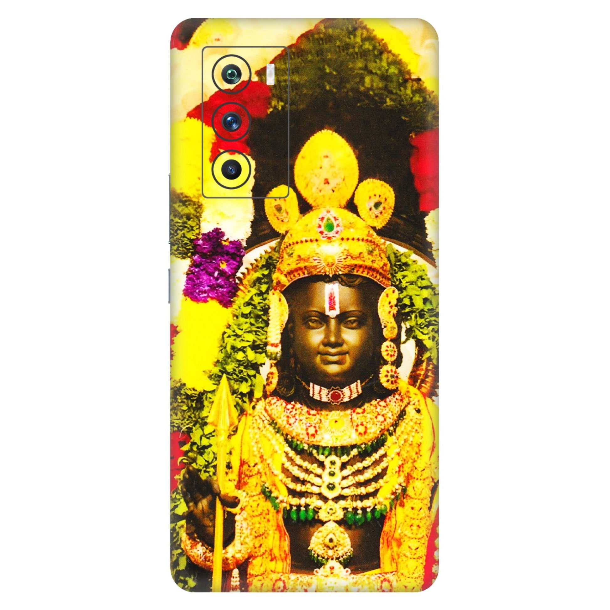 IQOO Phone Skins (All Models) - Ram Lalla Ayodhya - 3D Embossed Finish (L-103) IQOO 9 SE 5G