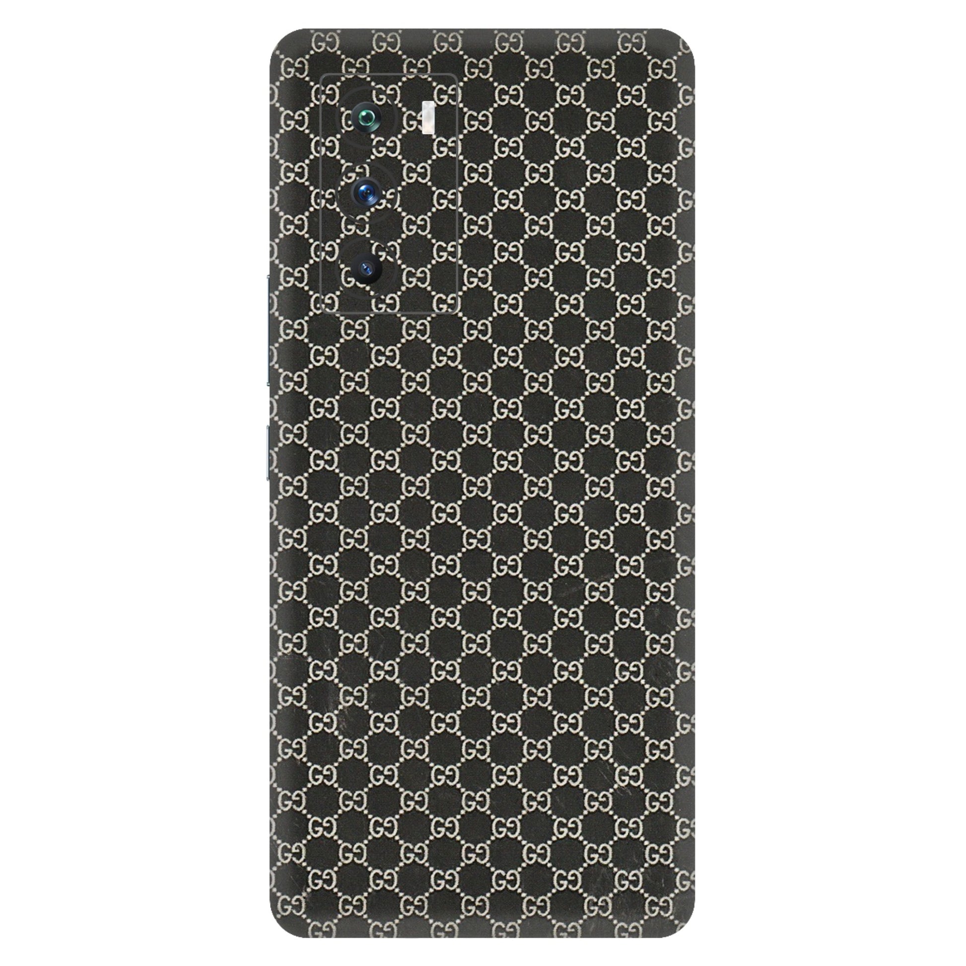 IQOO Phone Skins (All Models) - Black G Print - 3D Embossed Finish (L-109) IQOO 9 SE 5G